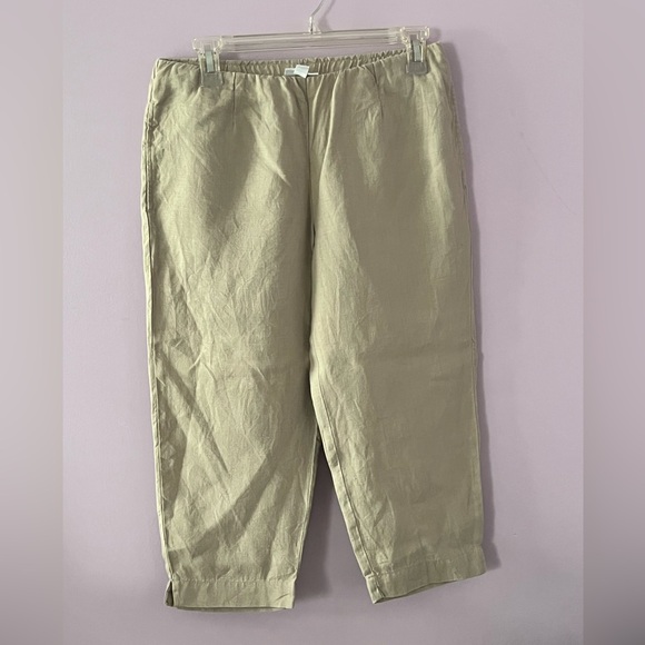 J. Jill Pants - J Jill Love Linen 100% Linen Cropped pants XS